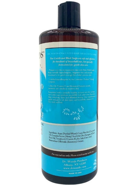 Dr. Woods, Castile Soap Liquid Baby Mild with Shea Butter, 32 fl oz
