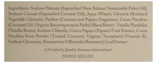 Dr. Woods, Bar Soap Coconut Vanilla Papaya, 5.25 oz