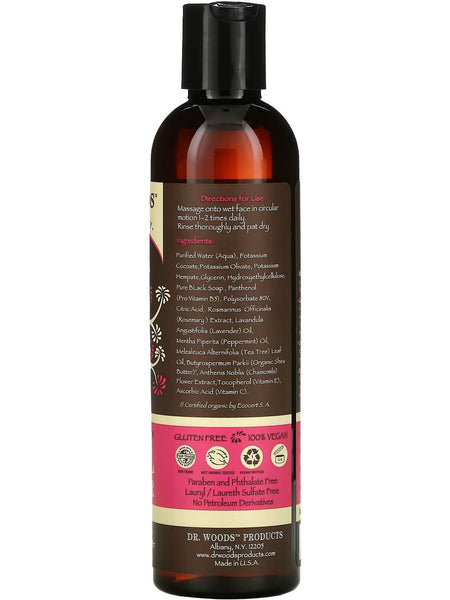 Dr. Woods, Black Soap Facial Cleanser with Shea Butter, 8 fl oz