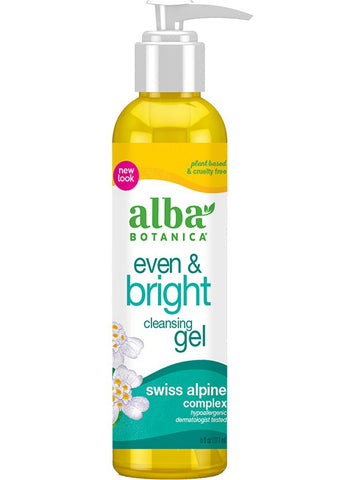 Alba Botanica, Even and Bright Cleansing Gel, 6 fl oz