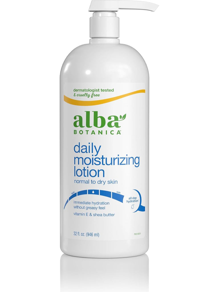 Alba Botanica, Daily Moisturizing Body Lotion, Normal to Dry Skin, Original, 32 oz