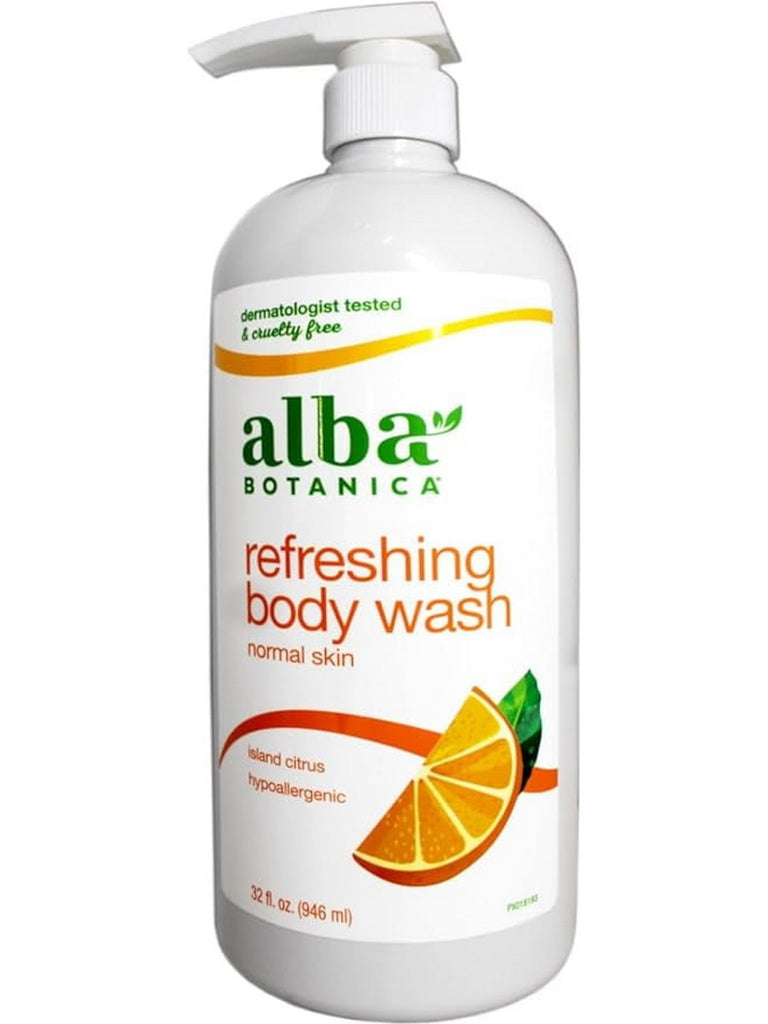 Alba Botanica, Refreshing Body Wash, Island Citrus, 32 fl oz