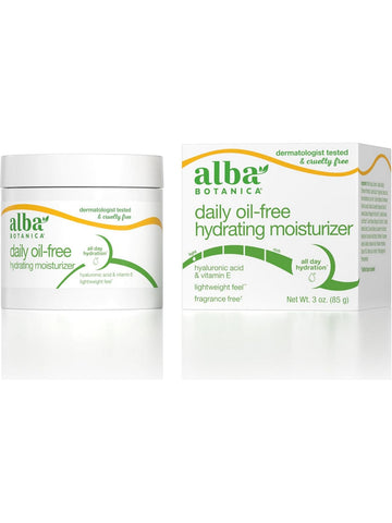 Alba Botanica, Daily Oil-Free Hydrating Moisturizer, 3 oz