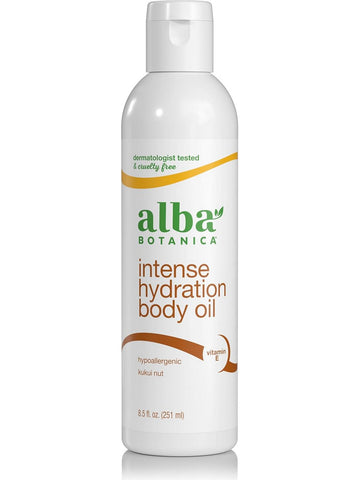 Alba Botanica, Intense Hydration Body Oil, Kukui Nut, 8.5 fl oz