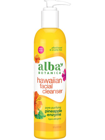 Alba Botanica, Hawaiian Facial Cleanser, Pineapple Enzyme, 8 fl oz