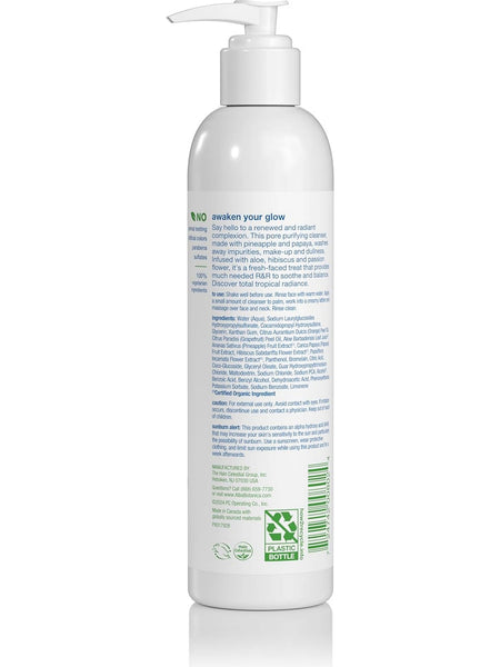 Alba Botanica, Exfoliating Facial Cleanser, Pineapple Enzyme, 8 fl oz