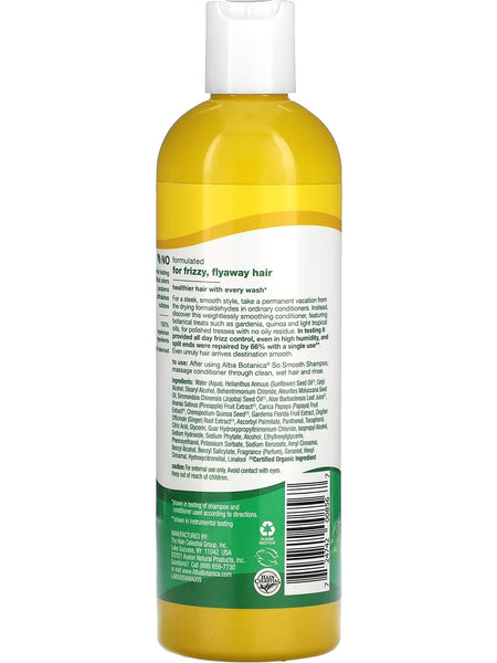 Alba Botanica, So Smooth Conditioner, Gardenia, 12 oz