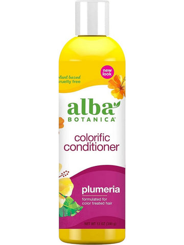 Alba Botanica, Colorific Conditioner, Plumeria, 12 oz