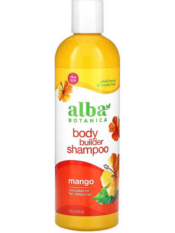 Alba Botanica, Body Builder Shampoo, Mango, 12 fl oz
