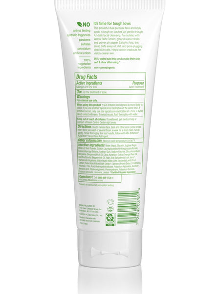 Alba Botanica, Acnedote Face and Body Scrub, 8 oz
