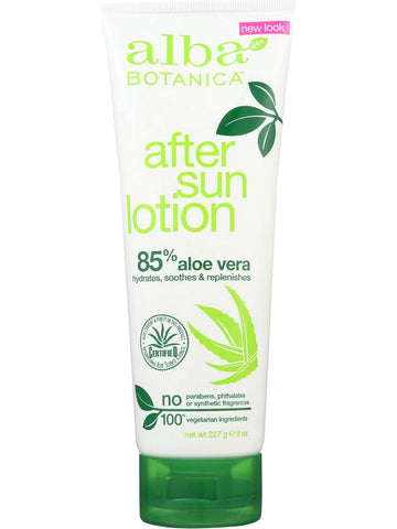 Alba Botanica, After Sun Lotion, 80% Aloe Vera, 8 fl oz