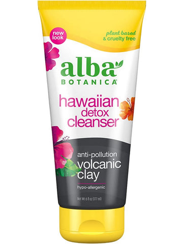 Alba Botanica, Hawaiian Detox Cleanser, Anti-Pollution Volcanic Clay, 6 fl oz