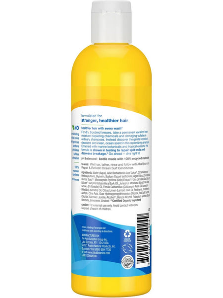 Alba Botanica, Repair and Refresh Shampoo, Ocean Surf, 12 oz