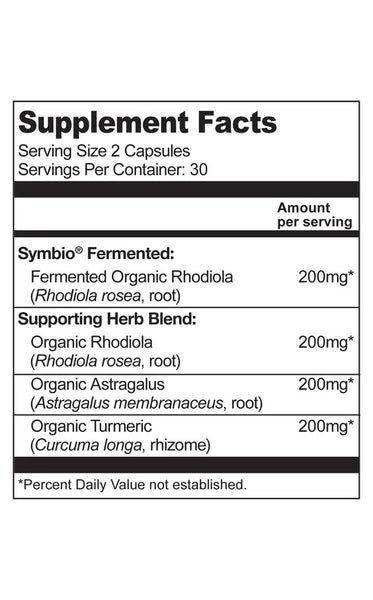 Living Alchemy, Ferment Active Rhodiola Stamina and Energy, 60 Vegan Capsules