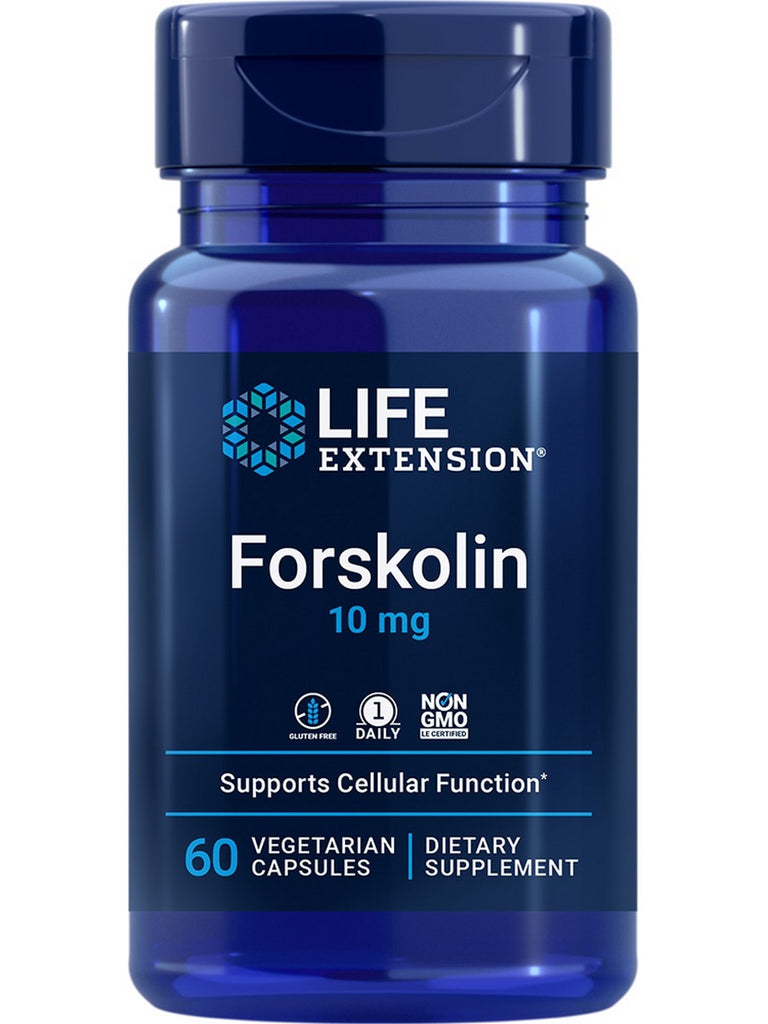 Life Extension, Forskolin, 10 mg, 60 vegetarian capsules