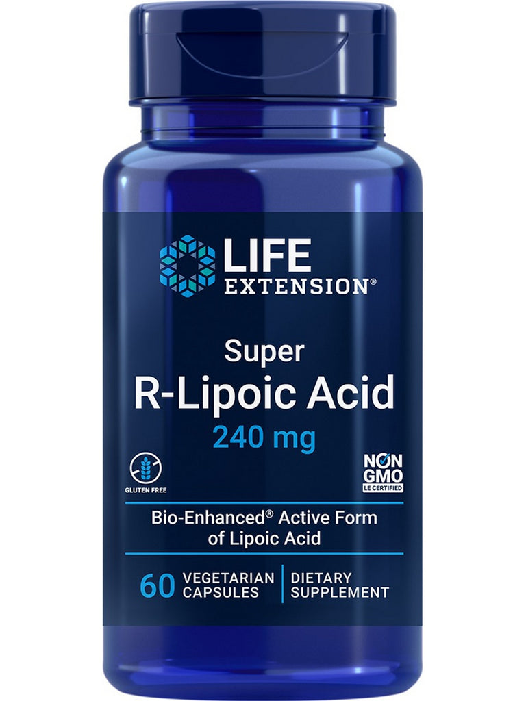 Life Extension, Super R-Lipoic Acid, 240 mg, 60 vegetarian capsules