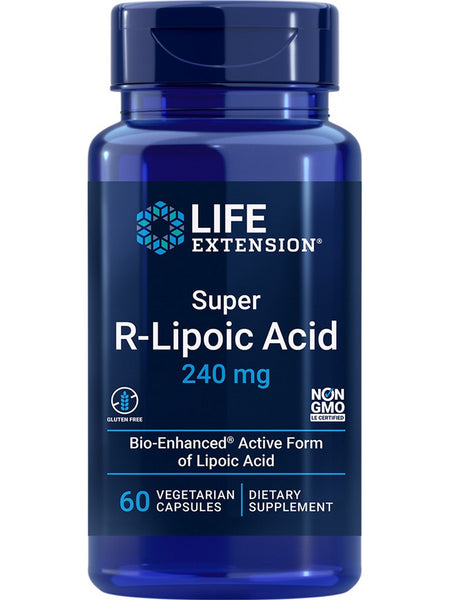 Life Extension, Super R-Lipoic Acid, 240 mg, 60 vegetarian capsules
