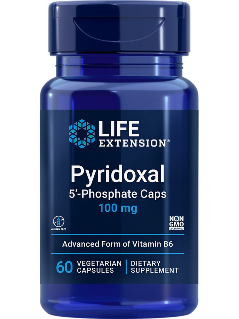 Life Extension, Pyridoxal 5'-Phosphate Caps, 100 mg, 60 vegetarian capsules