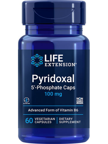 Life Extension, Pyridoxal 5'-Phosphate Caps, 100 mg, 60 vegetarian capsules