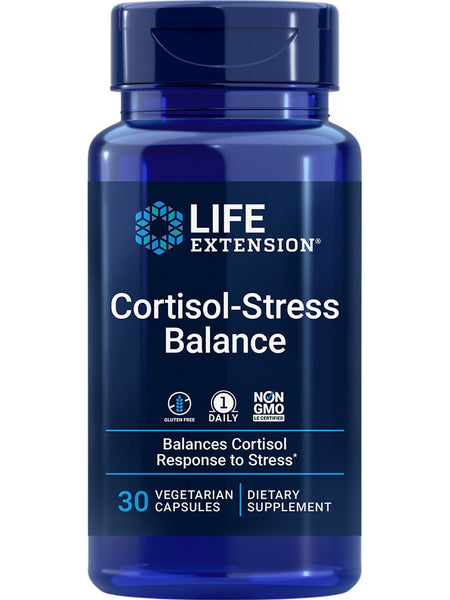 Life Extension, Cortisol-Stress Balance, 30 vegetarian capsules