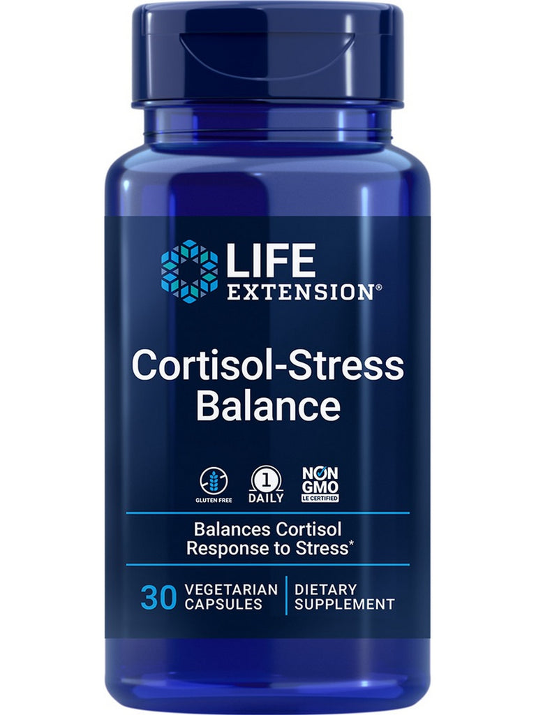 Life Extension, Cortisol-Stress Balance, 30 vegetarian capsules