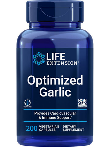 Life Extension, Optimized Garlic, 200 vegetarian capsules