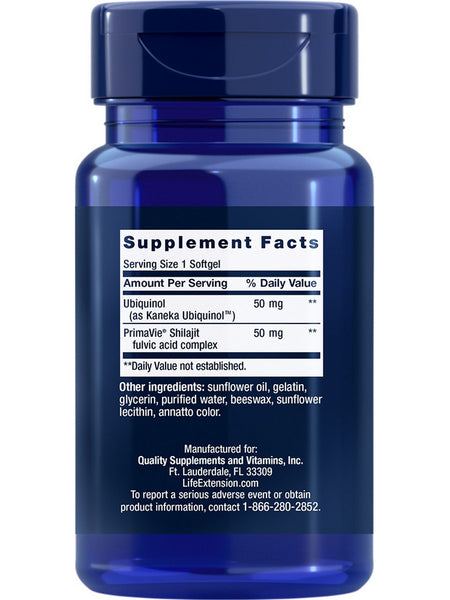 Life Extension, Super Ubiquinol CoQ10 with Enhanced Mitochondrial Support™, 50 mg, 30 softgels