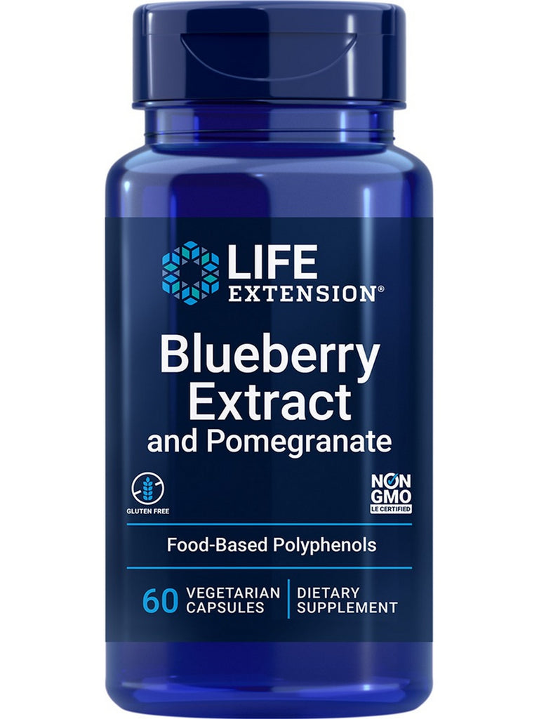 Life Extension, Blueberry Extract and Pomegranate, 60 vegetarian capsules
