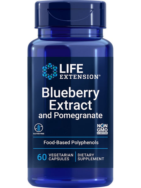 Life Extension, Blueberry Extract and Pomegranate, 60 vegetarian capsules