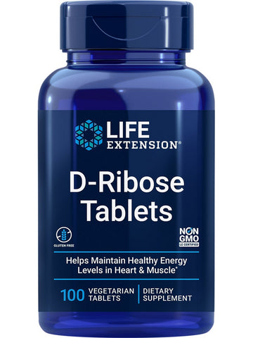 Life Extension, D-Ribose Tablets, 100 vegetarian tablets