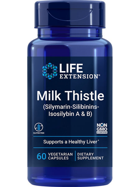Life Extension, Milk Thistle (Silymarin-Silibinins-Isosilybin A & B), 60 vegetarian capsules