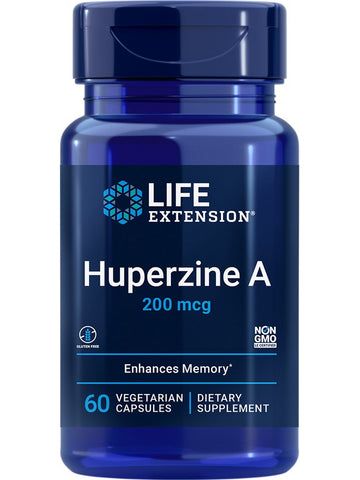 Life Extension, Huperzine A, 200 mcg, 60 vegetarian capsules