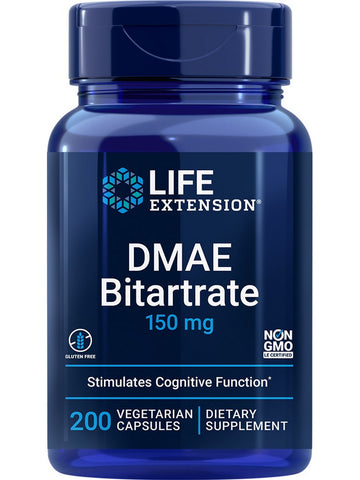 Life Extension, DMAE Bitartrate, 150 mg, 200 vegetarian capsules