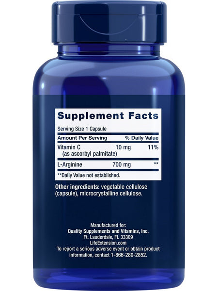 Life Extension, L-Arginine Caps, 700 mg, 200 capsules