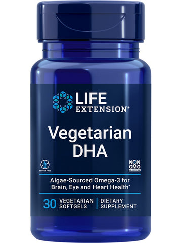 Life Extension, Vegetarian DHA, 30 vegetarian softgels