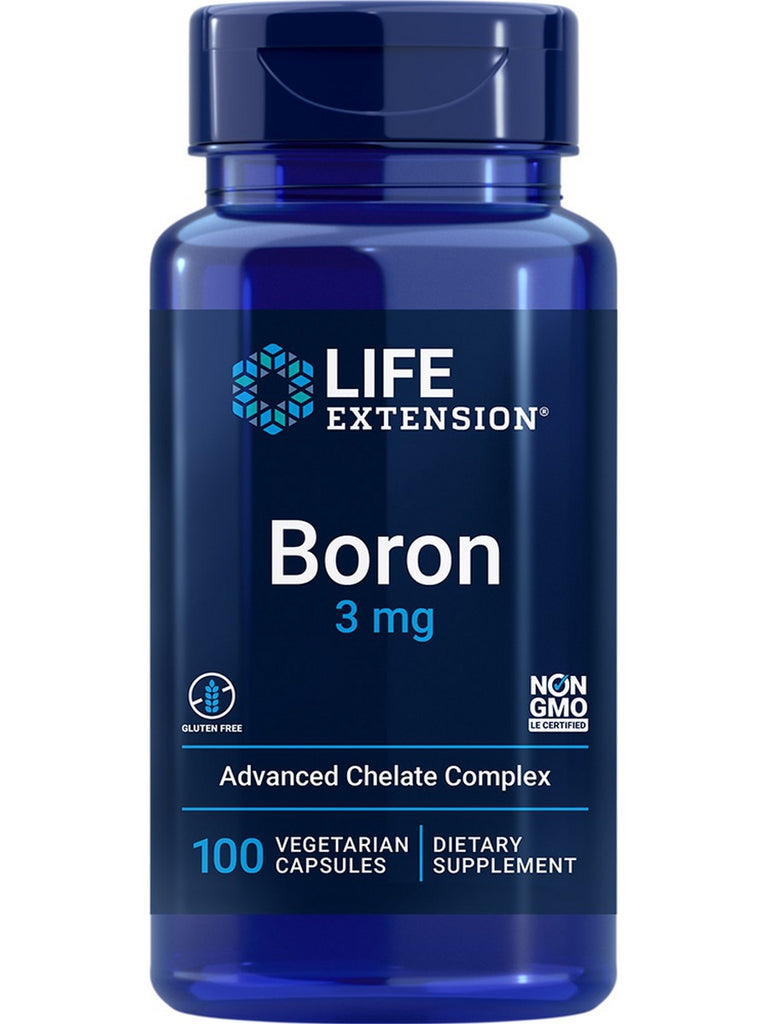 Life Extension, Boron, 3 mg, 100 vegetarian capsules