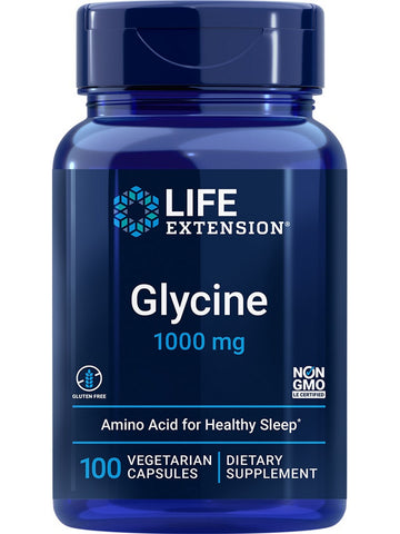 Life Extension, Glycine, 1000 mg, 100 vegetarian capsules