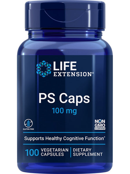 Life Extension, PS Caps, 100 mg, 100 vegetarian capsules