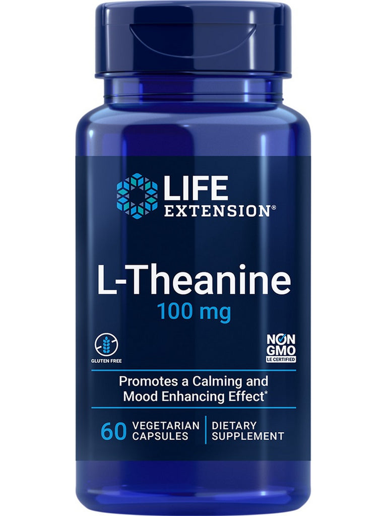 Life Extension, L-Theanine, 100 mg, 60 vegetarian capsules
