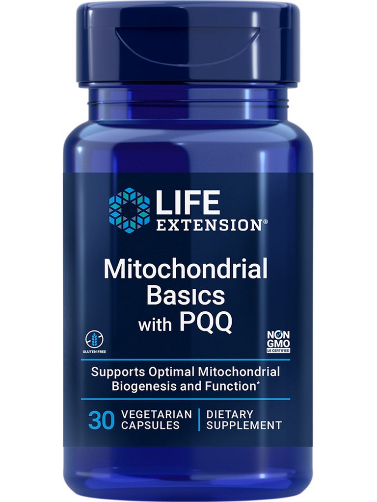 Life Extension, Mitochondrial Basics with PQQ, 30 vegetarian capsules