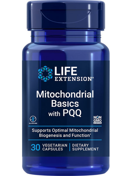 Life Extension, Mitochondrial Basics with PQQ, 30 vegetarian capsules