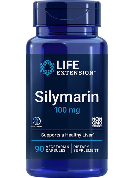 Life Extension, Silymarin, 100 mg, 90 vegetarian capsules
