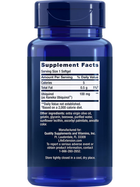 Life Extension, Super Ubiquinol CoQ10, 100 mg, 60 softgels