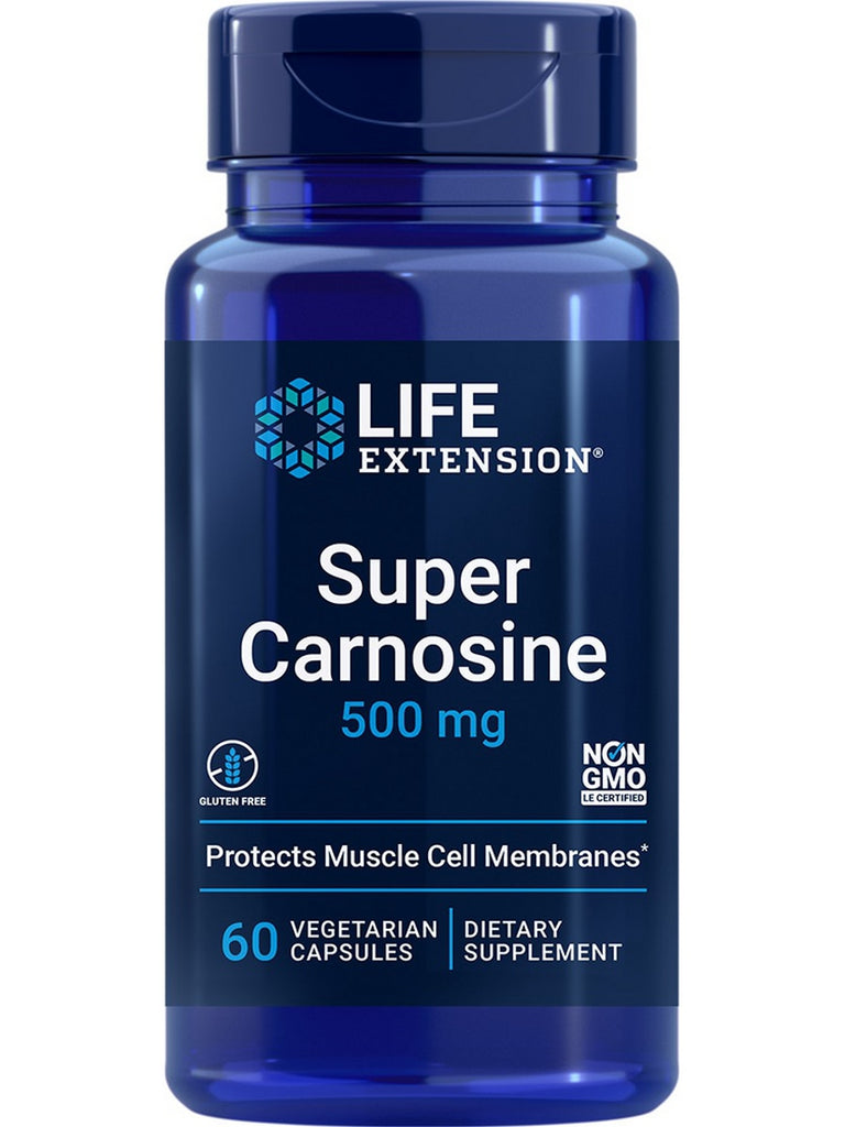 Life Extension, Super Carnosine, 500 mg, 60 vegetarian capsules