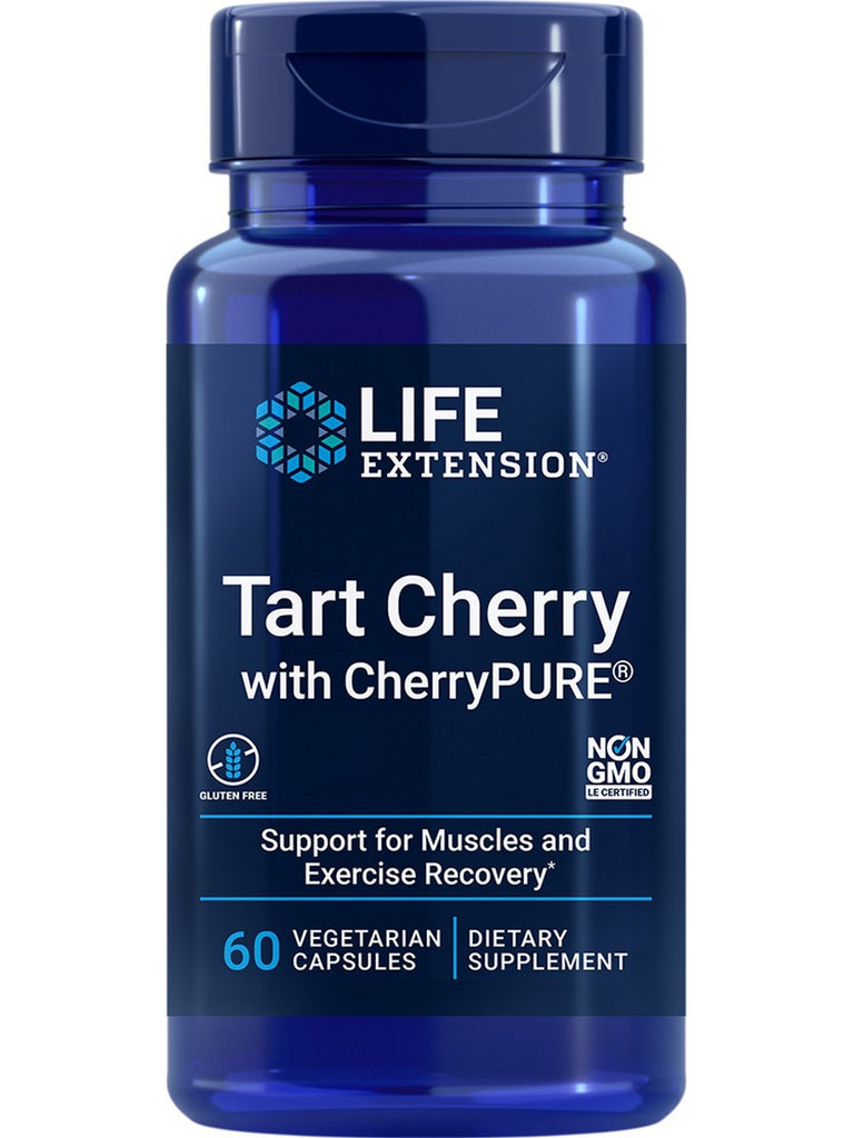 Life Extension, Tart Cherry with CherryPURE®, 60 vegetarian capsules