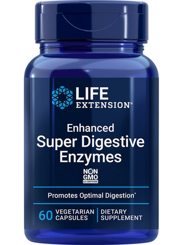 Life Extension, Enhanced Super Digestive Enzymes, 60 vegetarian capsules