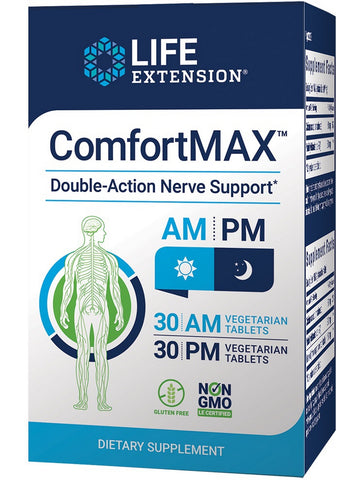 Life Extension, ComfortMAX™, 30 AM/30 PM vegetarian tablets