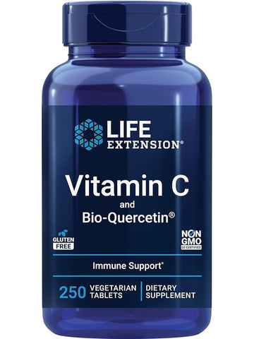 Life Extension, Vitamin C and Bio-Quercetin, 250 vegetarian tablets