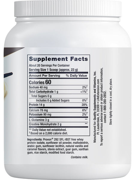 Life Extension, Wellness Code® Advanced Whey Protein Isolate, Vanilla, 454 grams