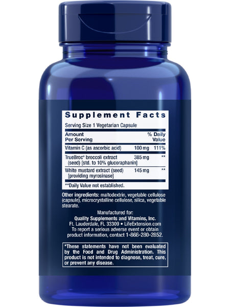 Life Extension, Optimized Broccoli and Myrosinase, 30 vegetarian capsules